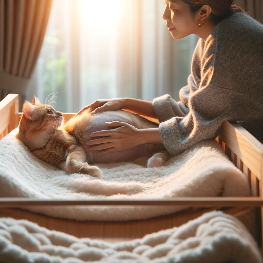 Cẩm nang chăm sóc mèo sau khi phối giống và sinh sản 2 cham soc meo mang thai