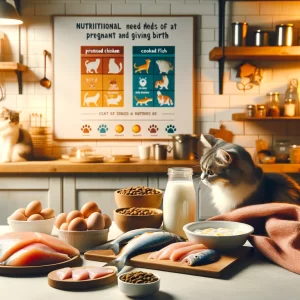 dinh duong va vi chat cho meo bau meo sau sinh