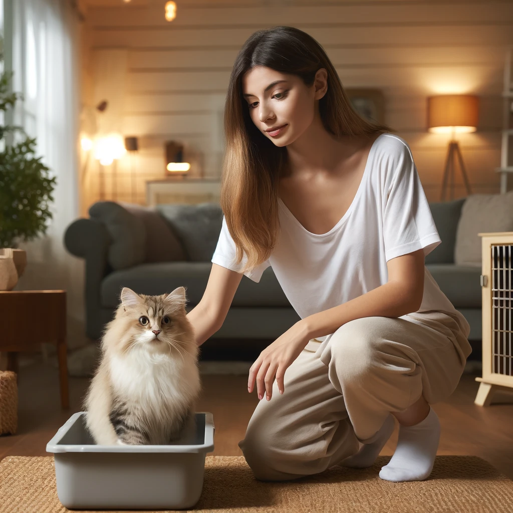 Hướng dẫn cách huấn luyện mèo cơ bản 5 huan luyen meo di ve sinh dung cho